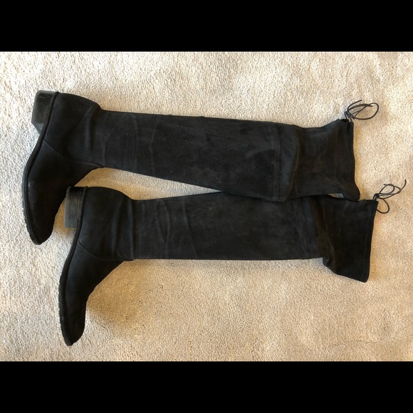 Stuart Weitzman Black suede lowland boot - Picture 9 of 10